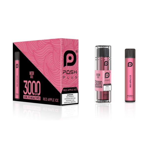 Posh Plus 3000 Red Apple Ice