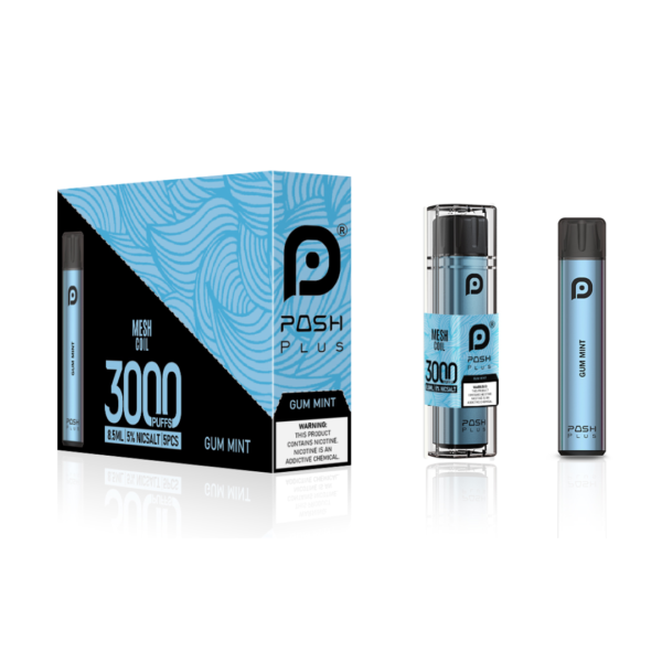 Posh Plus 3000 Gum Mint Ice