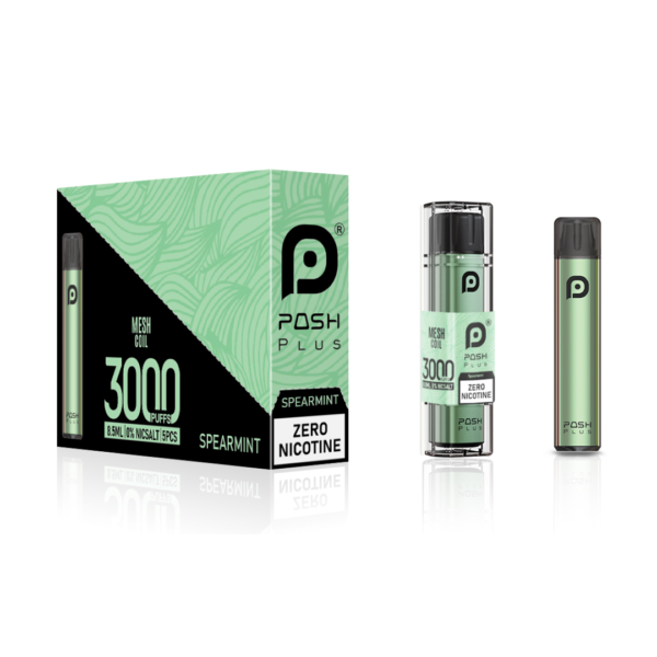 Posh Plus 3000 Zero Nic Spearmint Ice