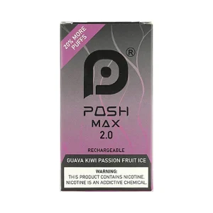 Guava Kiwi Passion Fruit Ice - Posh Max 2.0 5200 Puffs