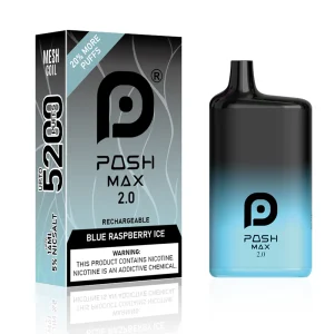 Blue Raspberry Ice - Posh Max 2.0 5200 Puffs