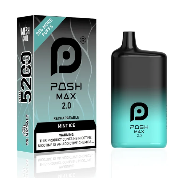 Mint Ice Posh Max 2.0 Disposable Vape